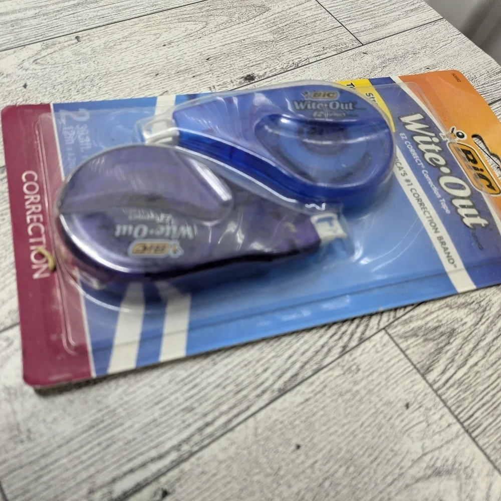 BIC Wite-Out Correction Tape - Blue and Purple